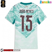 Ženske Nogometnih dresov Portugalska Joao Neves #15 Gostujoči SP 2026 Kratki rokavi